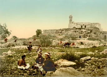 The Crusader Church of St. Samuel (Now a Mosque) at Neby Samwil, c.1880-1900